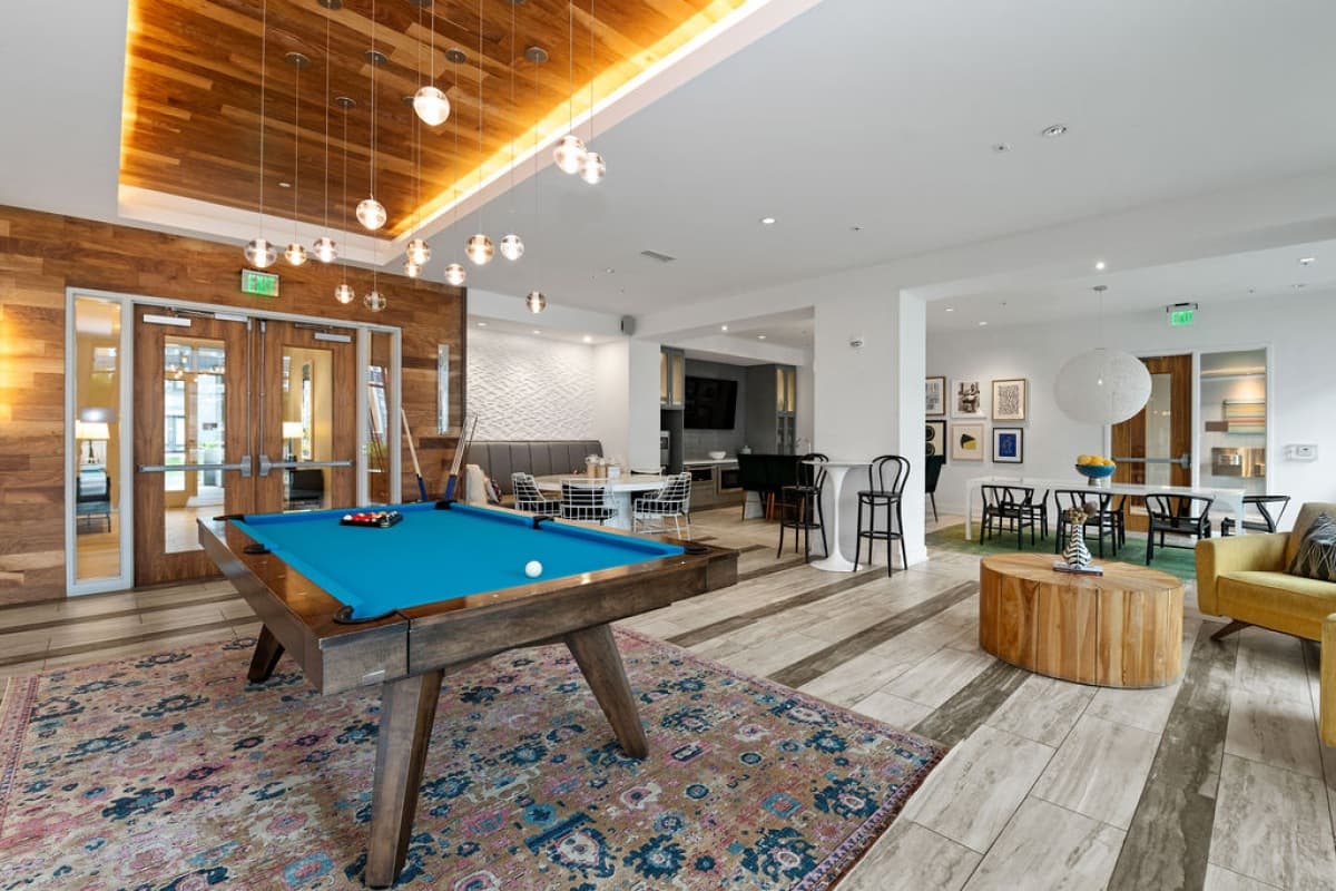 Clubhouse lounge