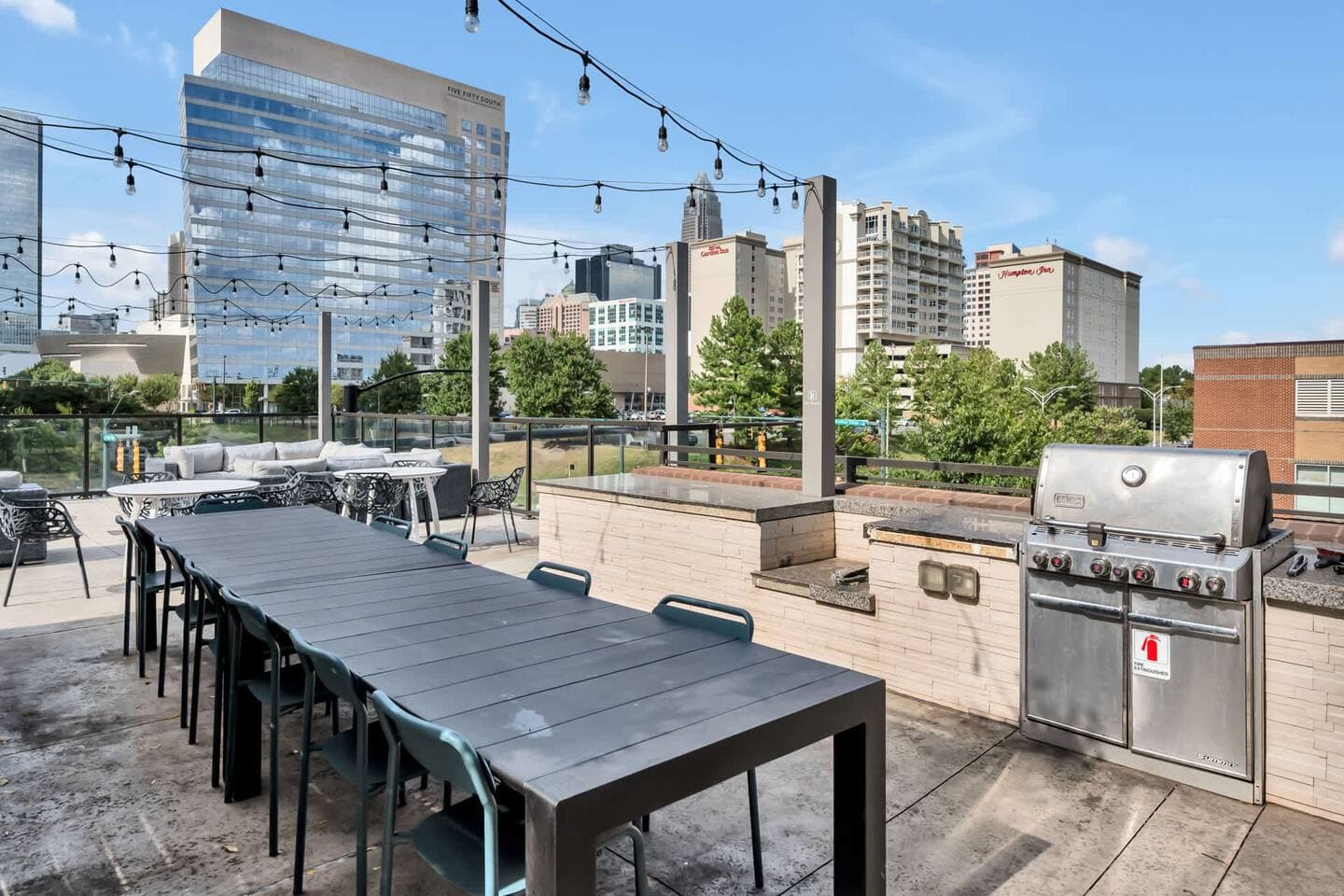 Rooftop dining